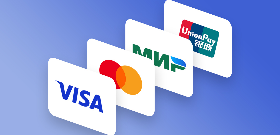 Платежные карты Visa и MasterCard